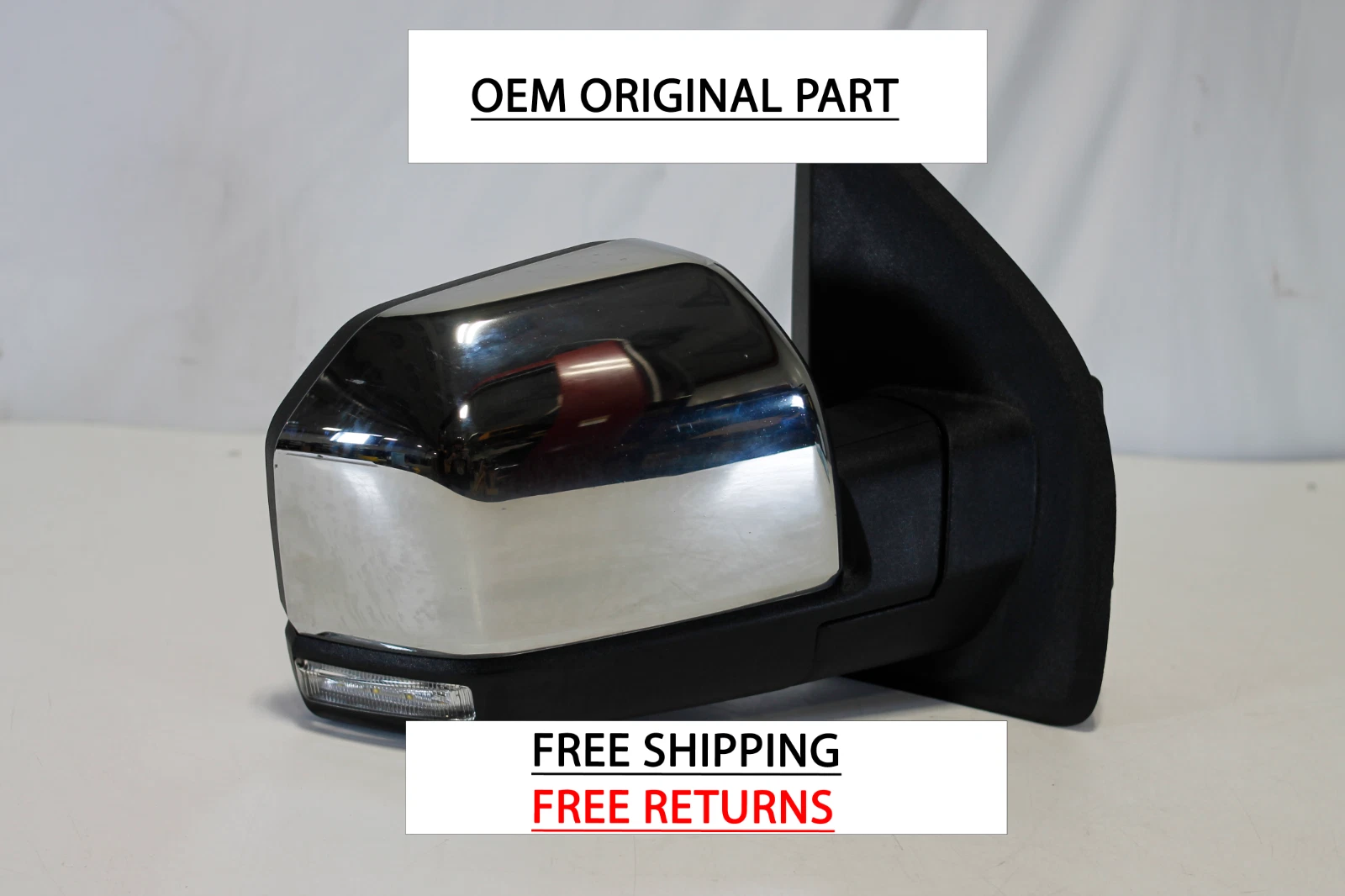 2015-2018 Ford F-150 Right Passenger Side Mirror With Blind Spot Oem