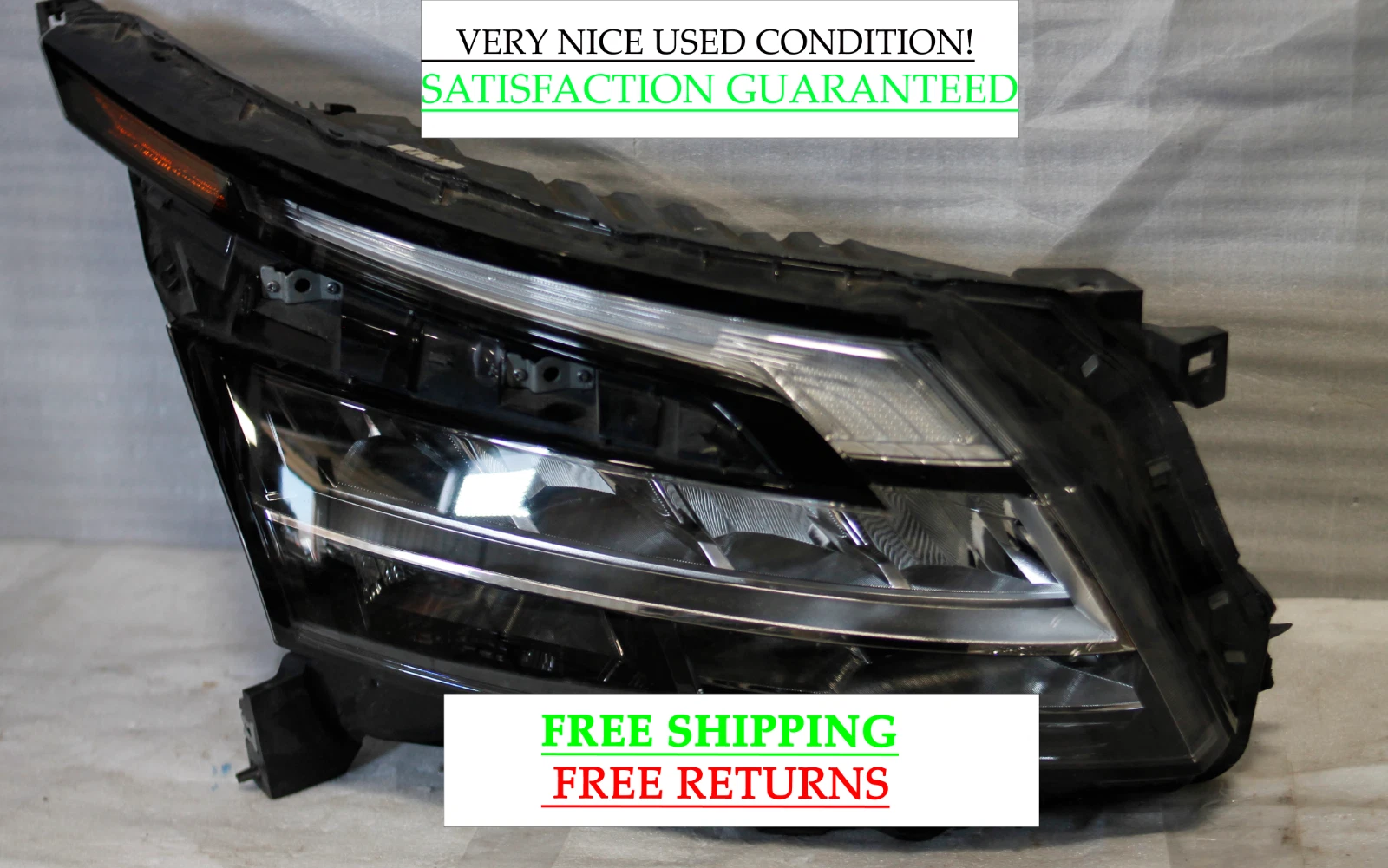 2021-2023 Nissan Pathfinder Right Passenger Side Led Headlight Nice Oem