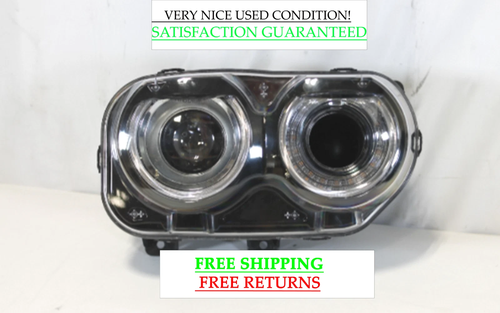 2015-2023 Dodge Challenger Right Passenger Side LED Xenon Headlight Capa