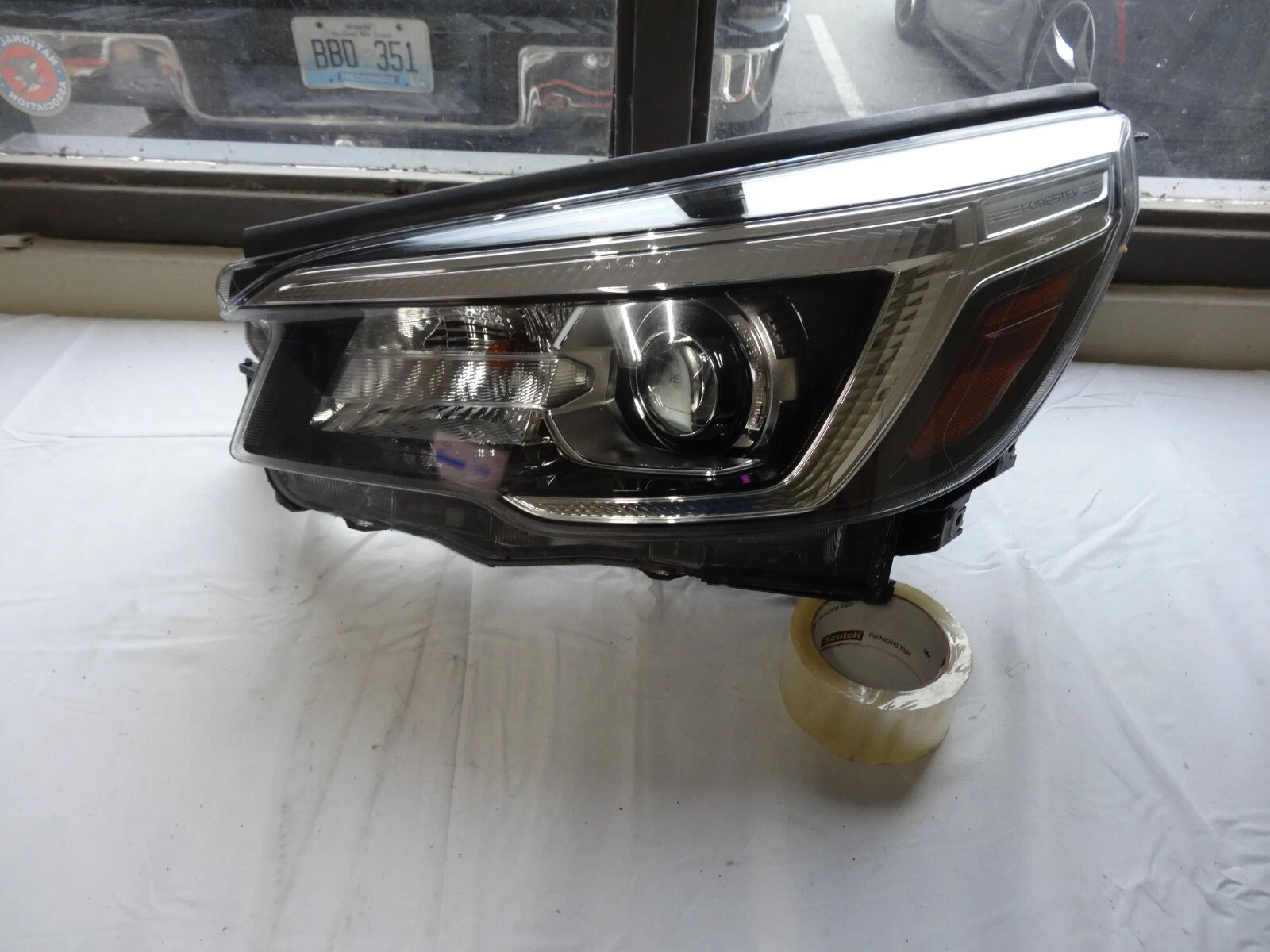 2019 2020 2021 SUBARU FORESTER LEFT DRIVERS NON AFS FULL LED HEADLIGHT NICE OEM