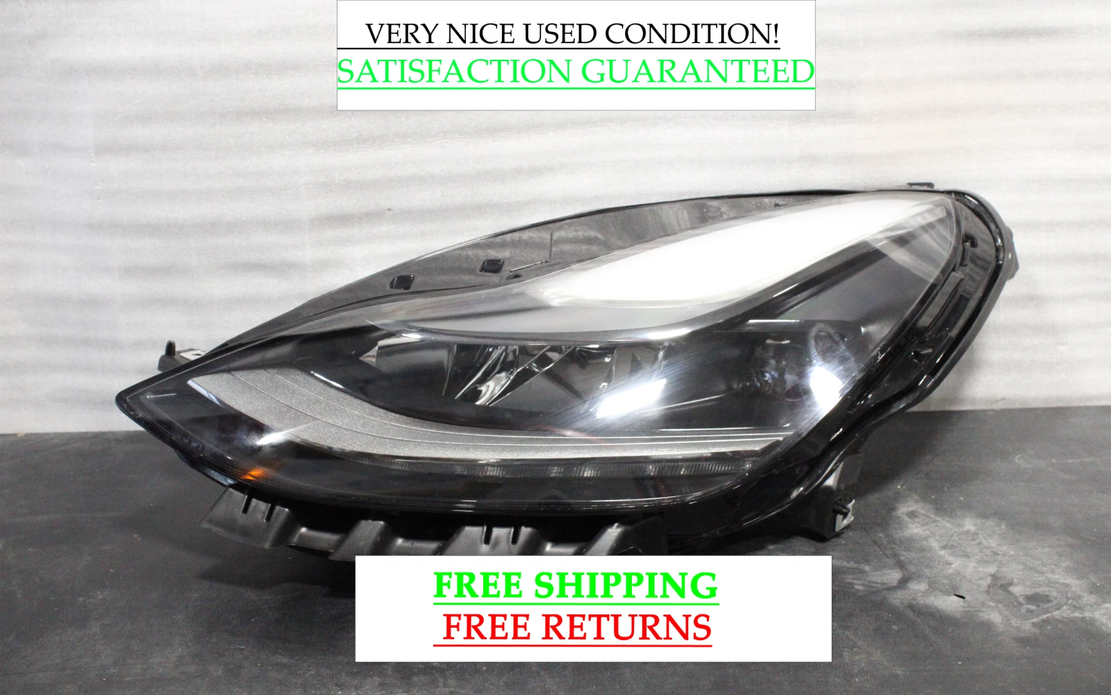 2020-2023 Tesla Model Y Left Driver Side Led Headlight New Oem