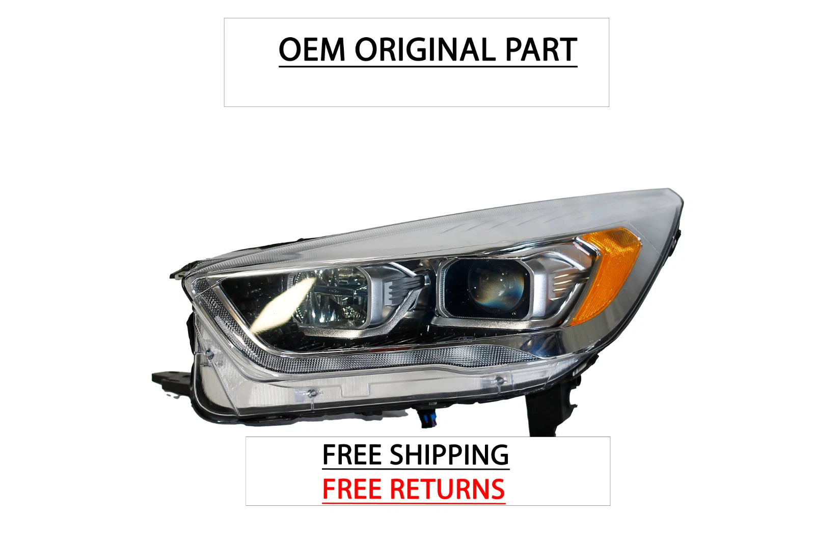 2017-2019 FORD ESCAPE LEFT DRIVER SIDE XENON HID HEADLIGHT NICE OEM