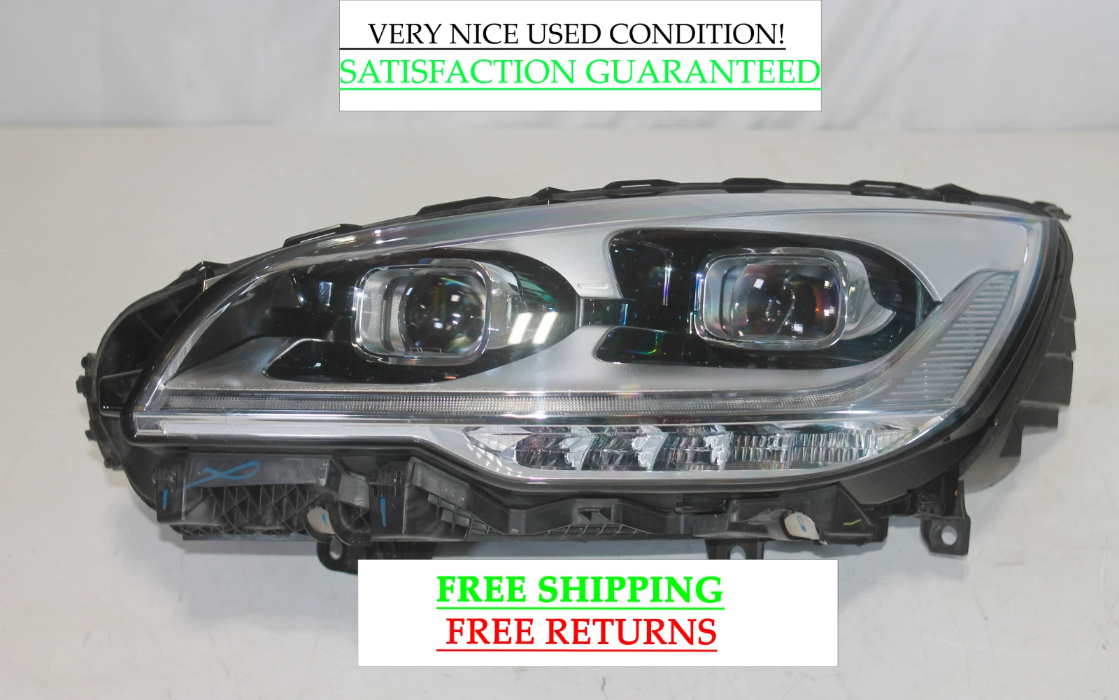 2020-2022 Lincoln Aviator Left Driver Side Led Headlight Oem