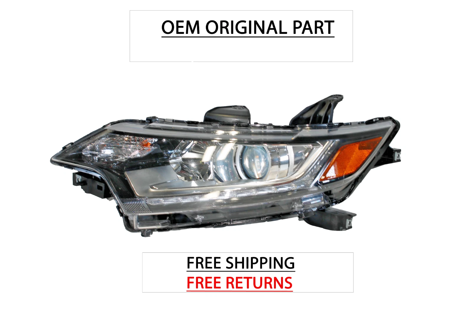 2016-2020 MITSUBISHI OUTLANDER LEFT DRIVER SIDE HALOGEN W/ LED HEADLIGHT OEM