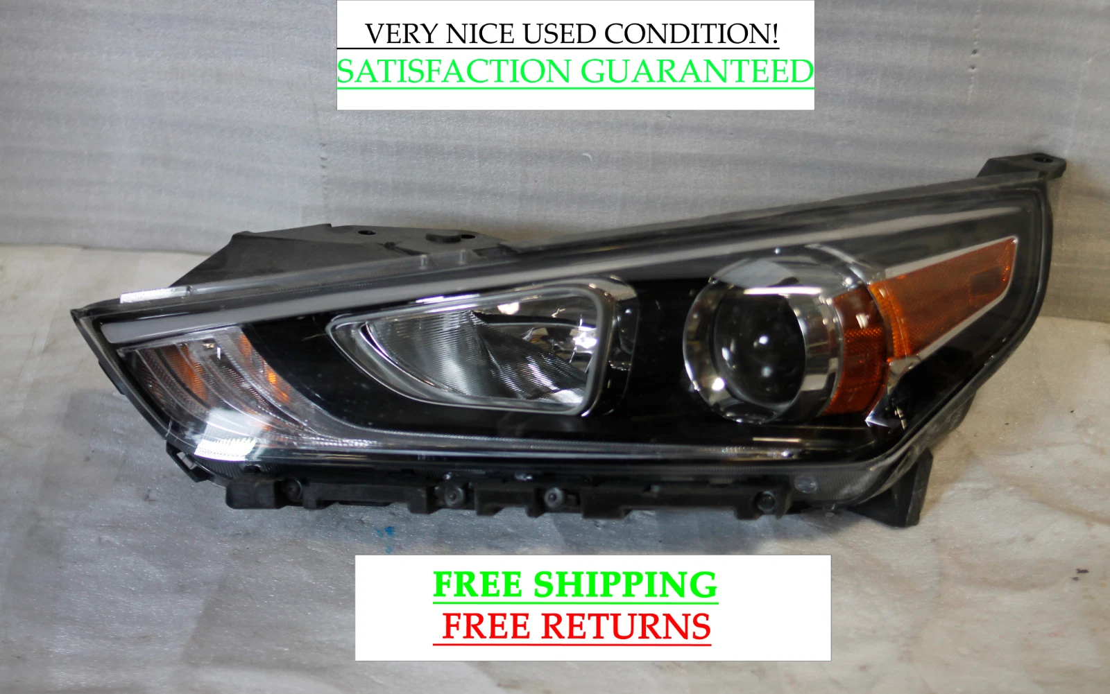 2020-2022 Hyundai Ioniq Left Driver Side Halogen Headlight Oem