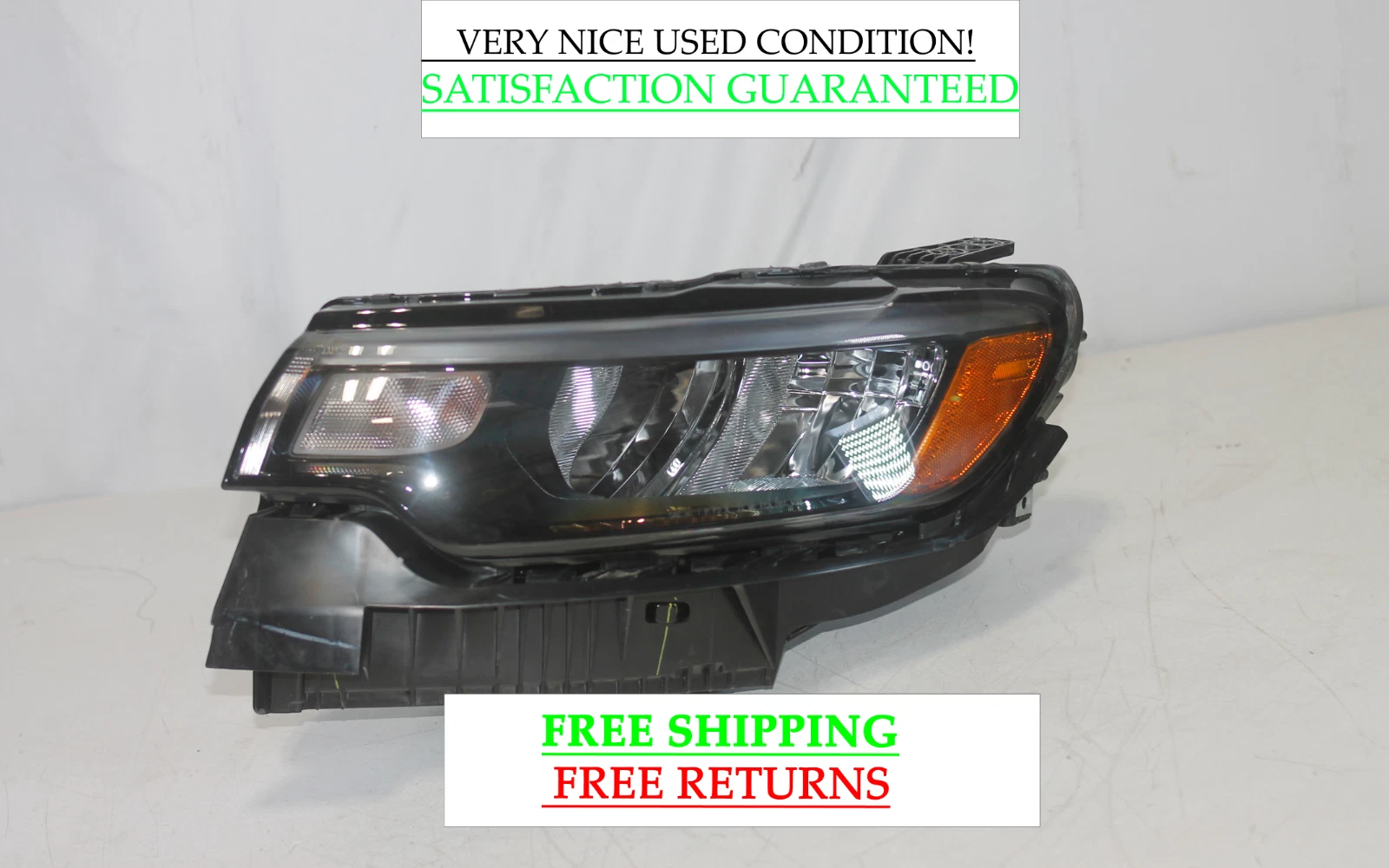 2020-2024 JEEP COMPASS LEFT DRIVER SIDE LED HEADLIGHT NICE OEM