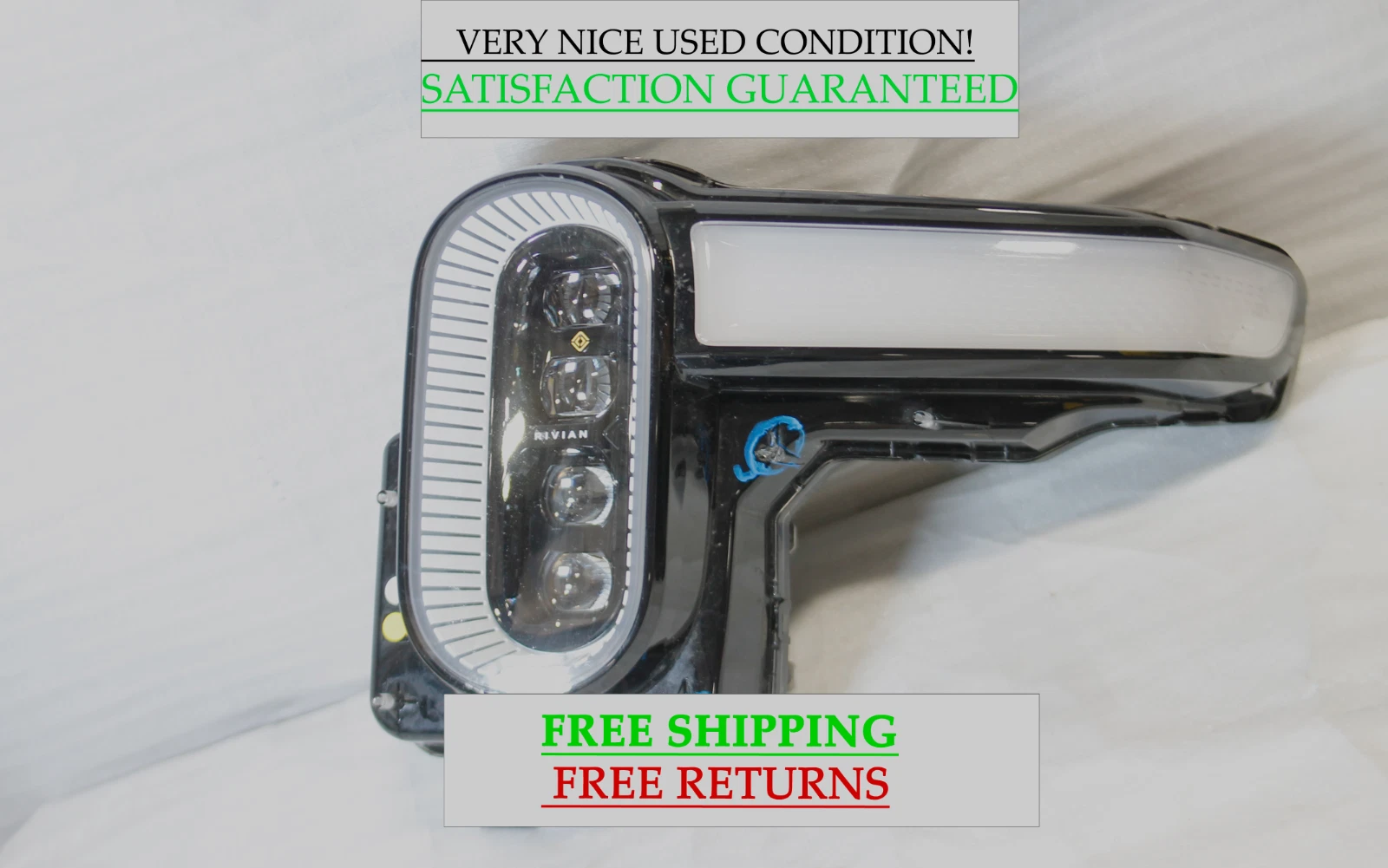 2022-2024 Rivian R1T R1S Front Left Driver Side LED Headlight Light Oem