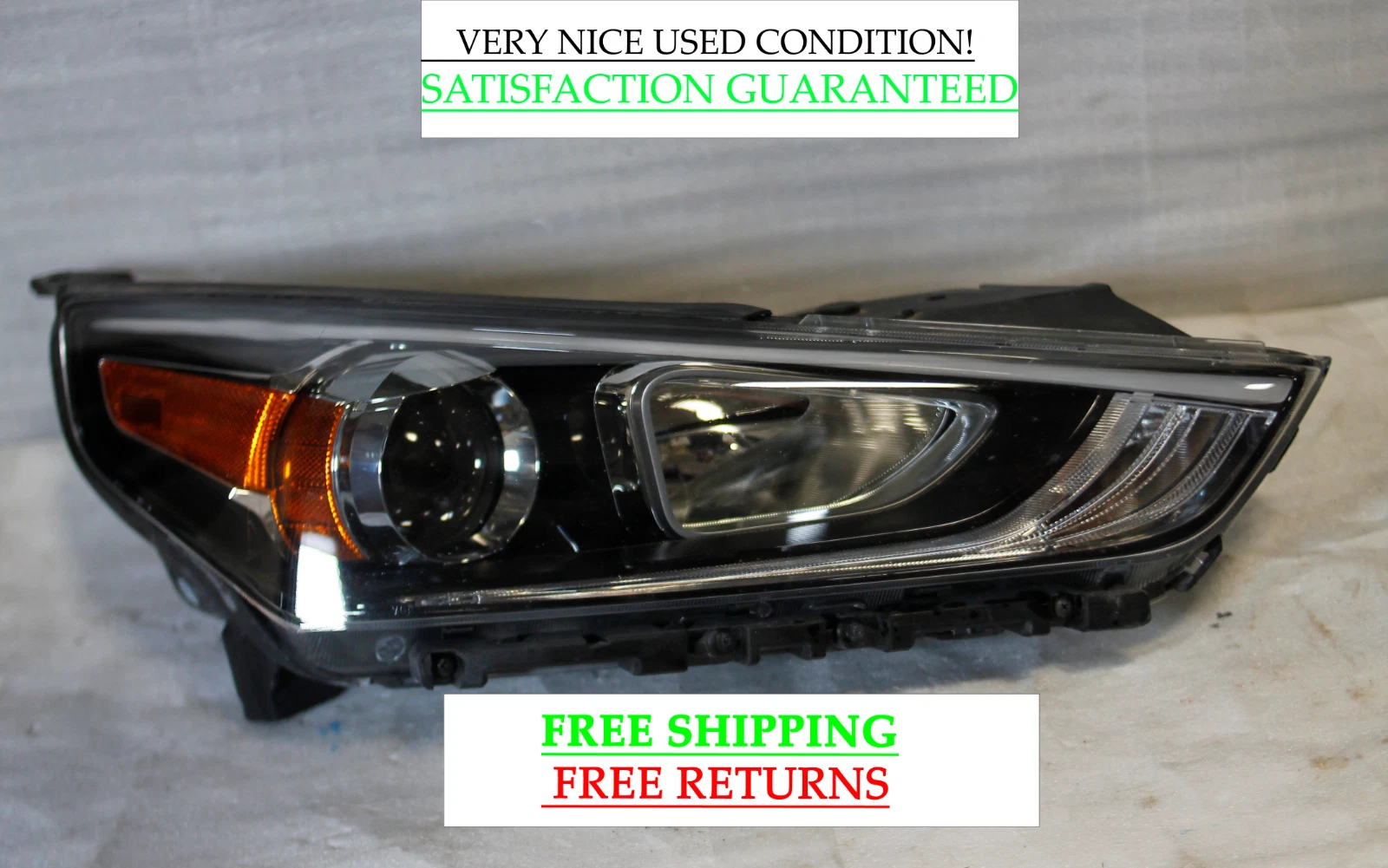 2020-2022 Hyundai Ioniq Right Passenger Side Halogen Headlight Oem