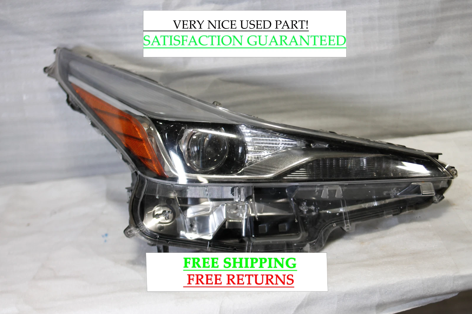 2019-2022 Toyota Prius Right Passenger Side Led Headlight Oem