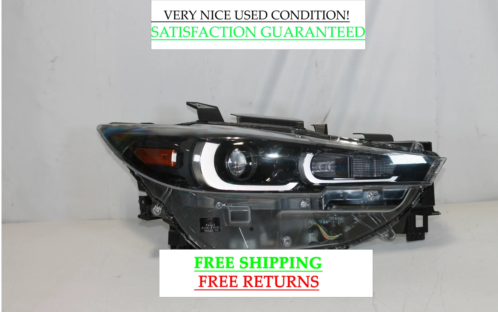 2022-2024 Mazda Cx-5 Right Passenger Side Led Headlight Nice Oem