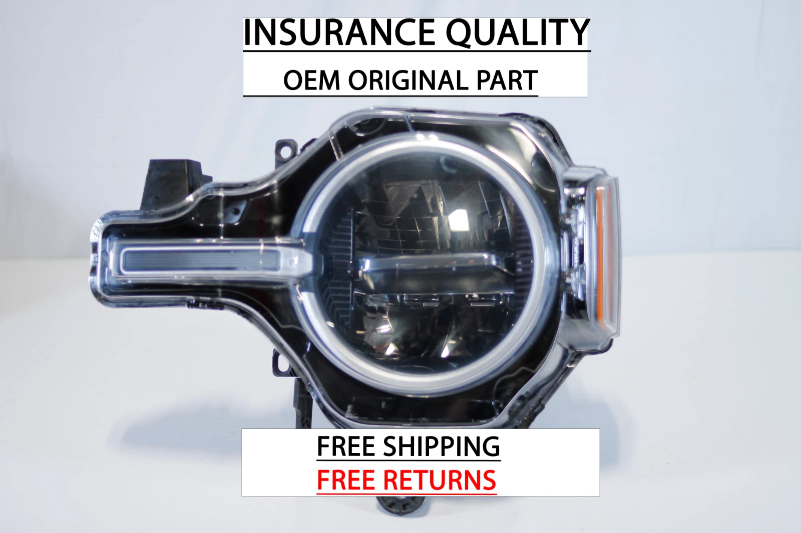 2021-2023 FORD BRONCO LEFT DRIVER SIDE LED HEADLIGHT NICE OEM ORIGINAL FACTORY