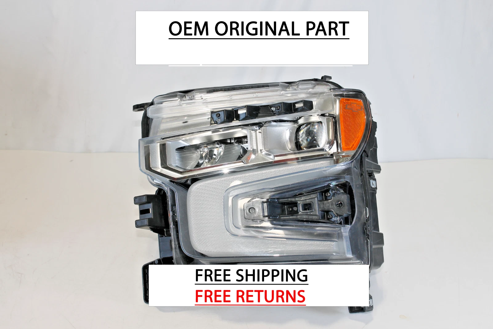 2022-2024 CHEVROLET SILVERADO 1500 LEFT DRIVER SIDE LED HEADLIGHT NICE OEM