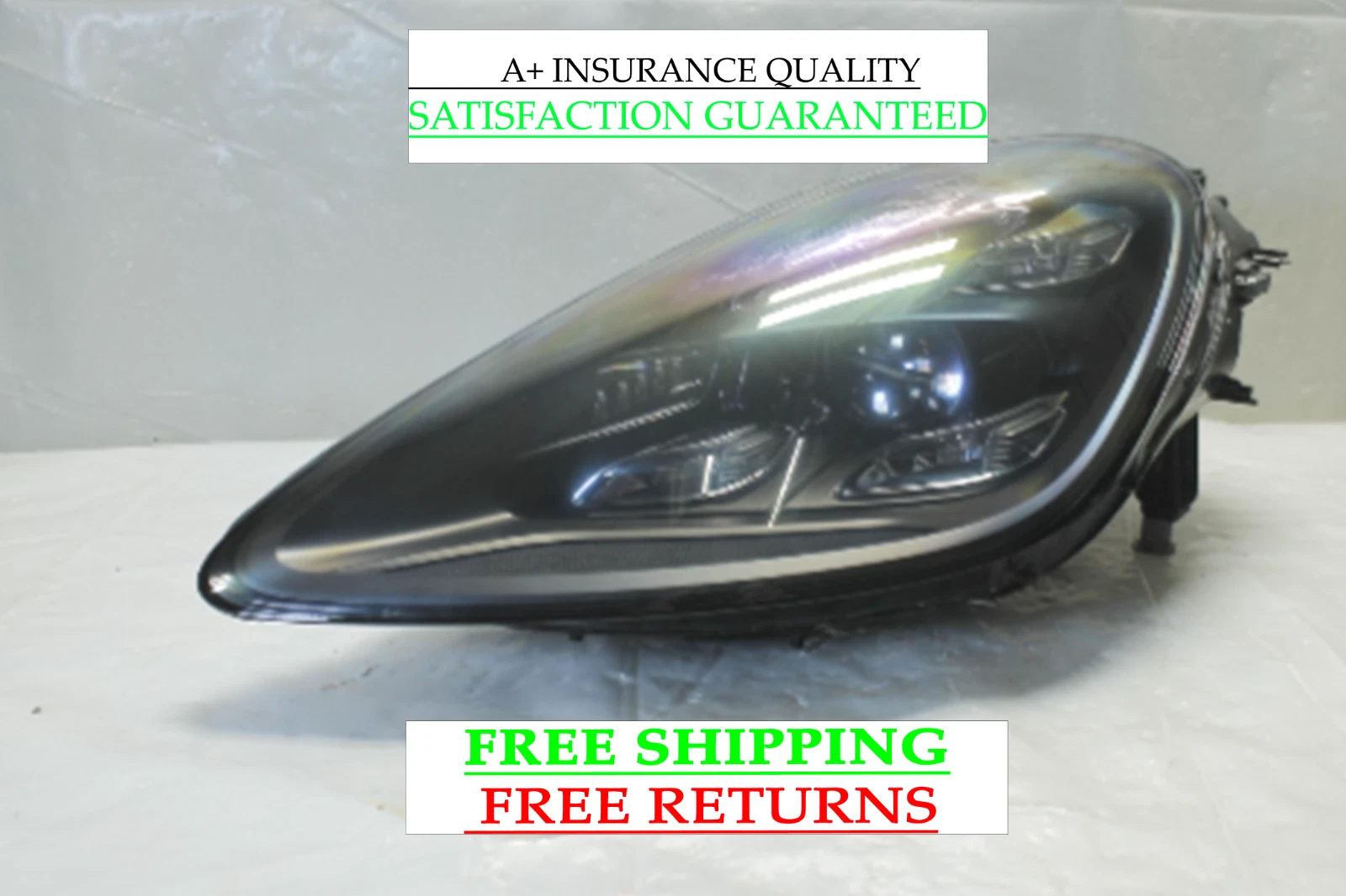 2019-2021 PORSCHE CAYENNE FRONT LEFT LED MATRIX HEADLIGHT OEM INSURANCE QUALITY