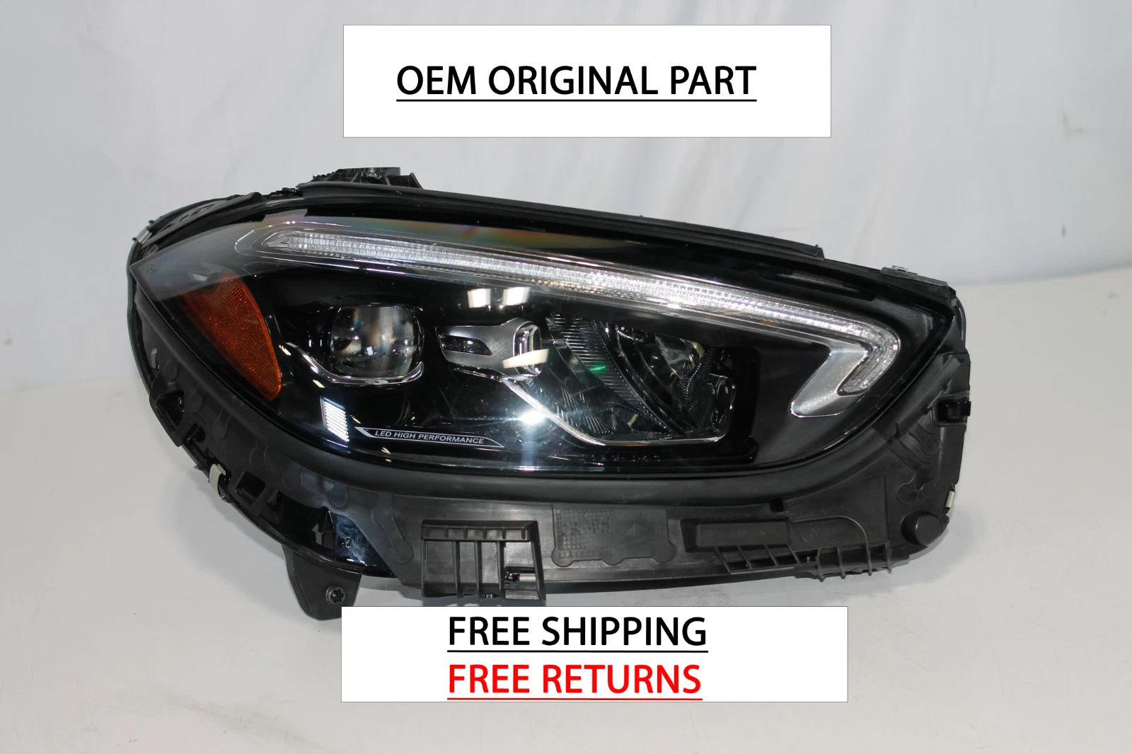 2022-2023 MERCEDES-BENZ C300 C200 C43 AMG W206 RIGHT SIDE LED HEADLIGHT NICE OEM