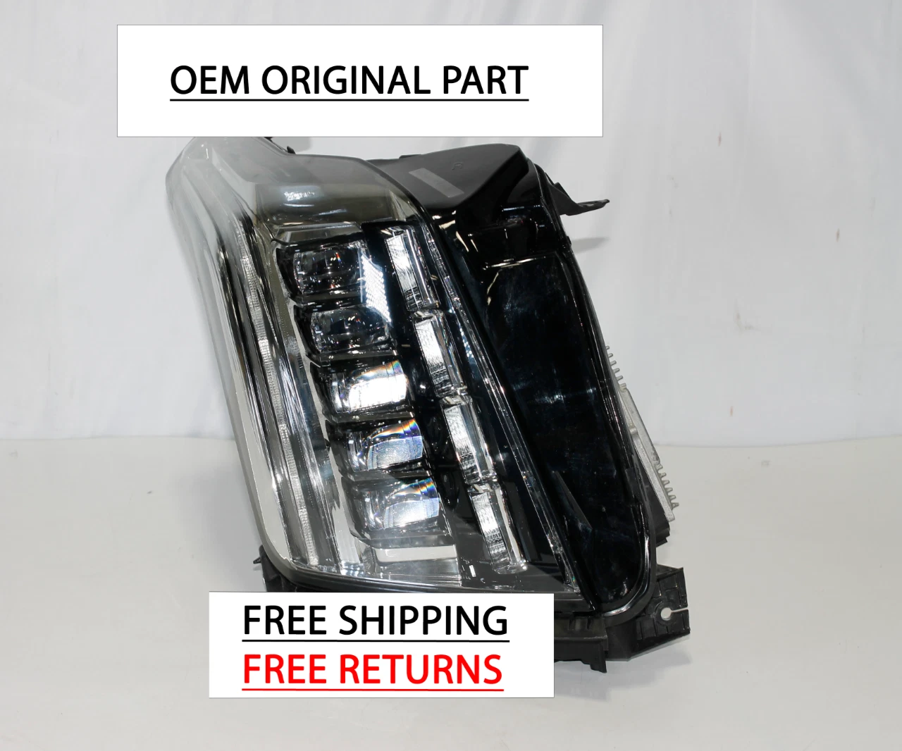 2015-2020 Cadillac Escalade Rh Right Full Led Headlight Oem Insurance Quality