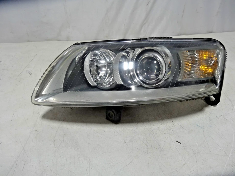 2005-2008 Audi A6 Bi Xenon Front Left Driver Side Headlight Factory Original! - Image 6