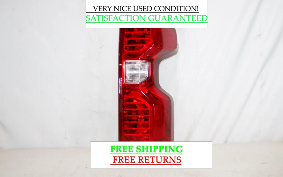 2019-2025 Chevrolet Silverado 1500 Right Passenger Side Halogen Tail Light Oem